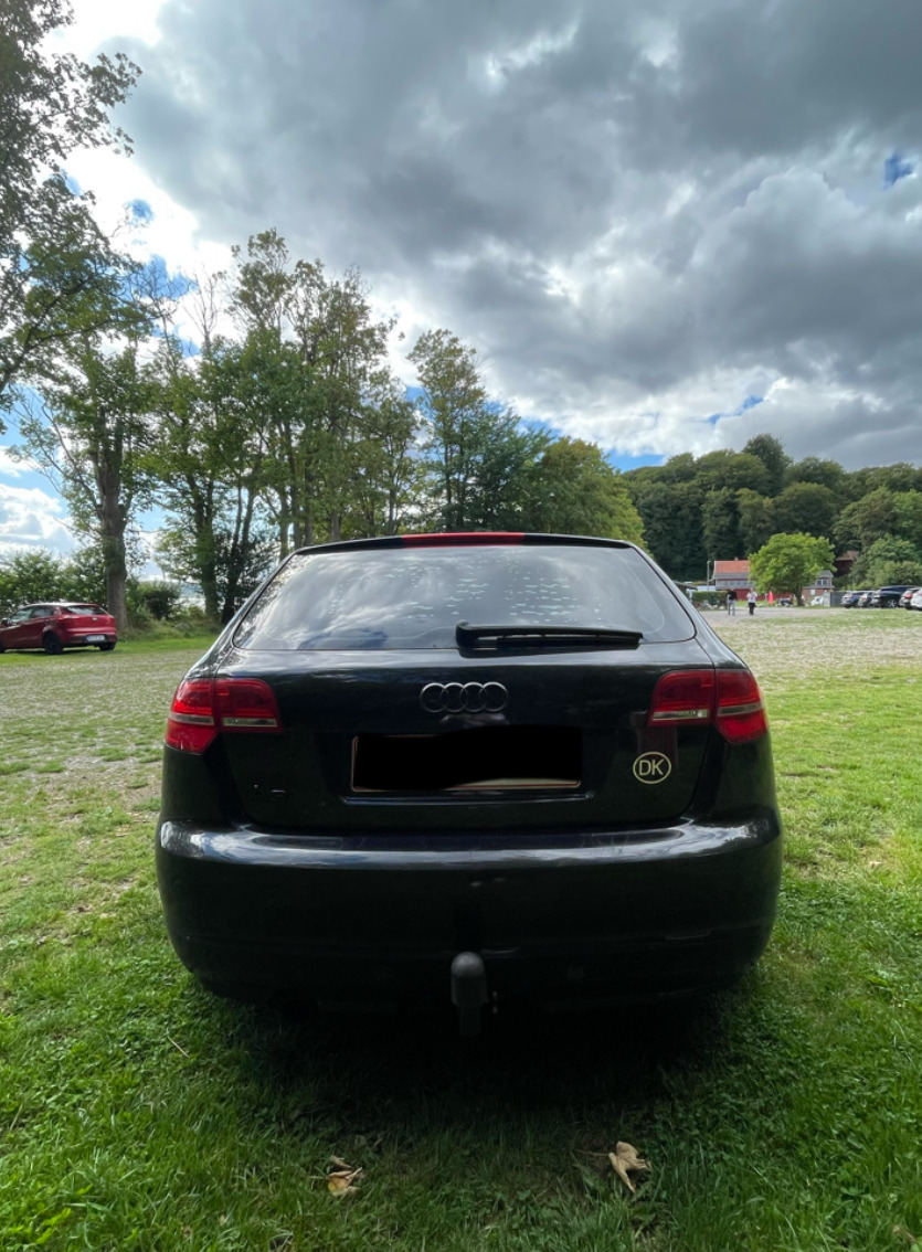 Sort Audi A3 fra 2010