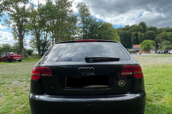 Sort Audi A3 fra 2010