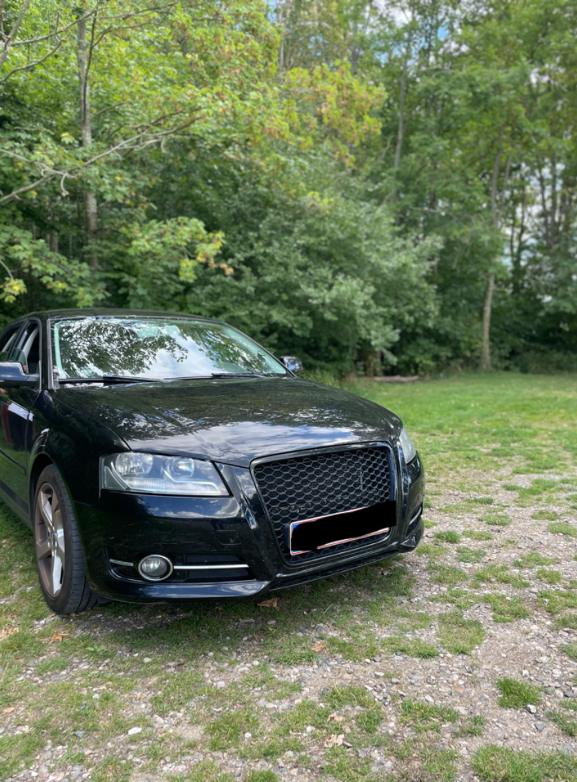 Sort Audi A3 fra 2010