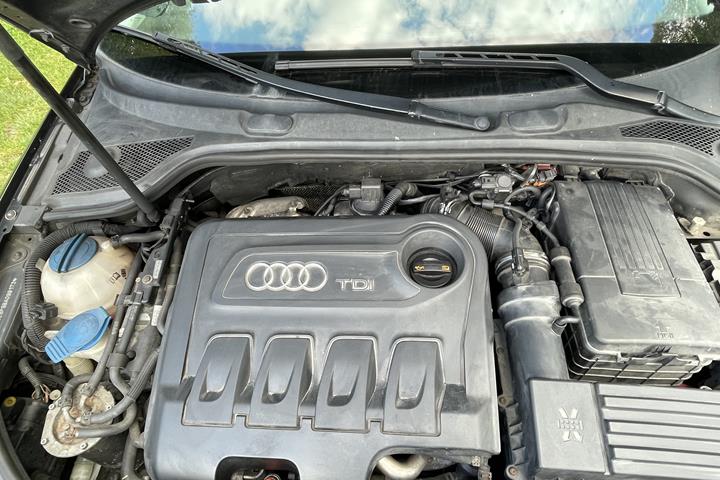 Sort Audi A3 fra 2010