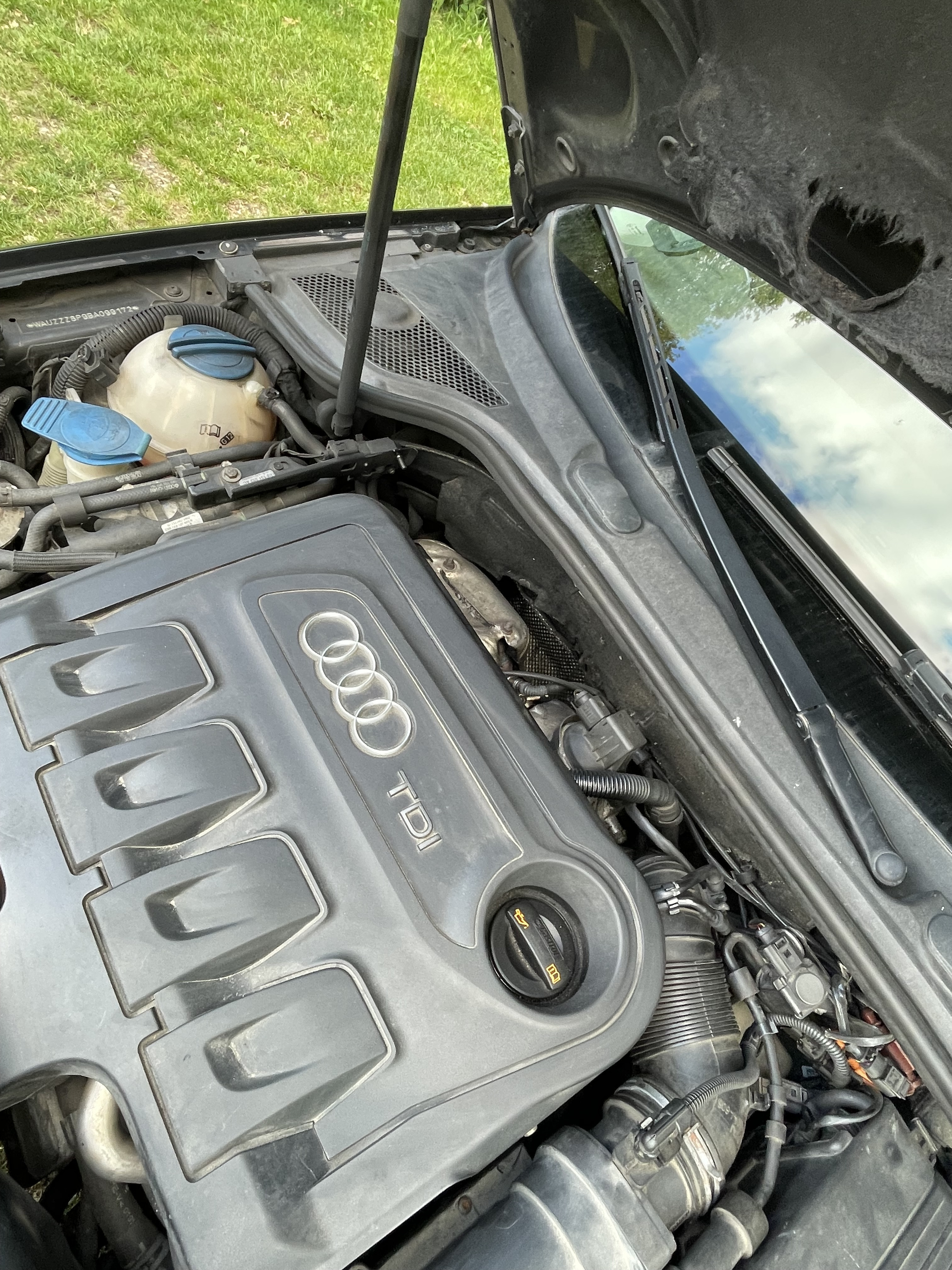 Sort Audi A3 fra 2010