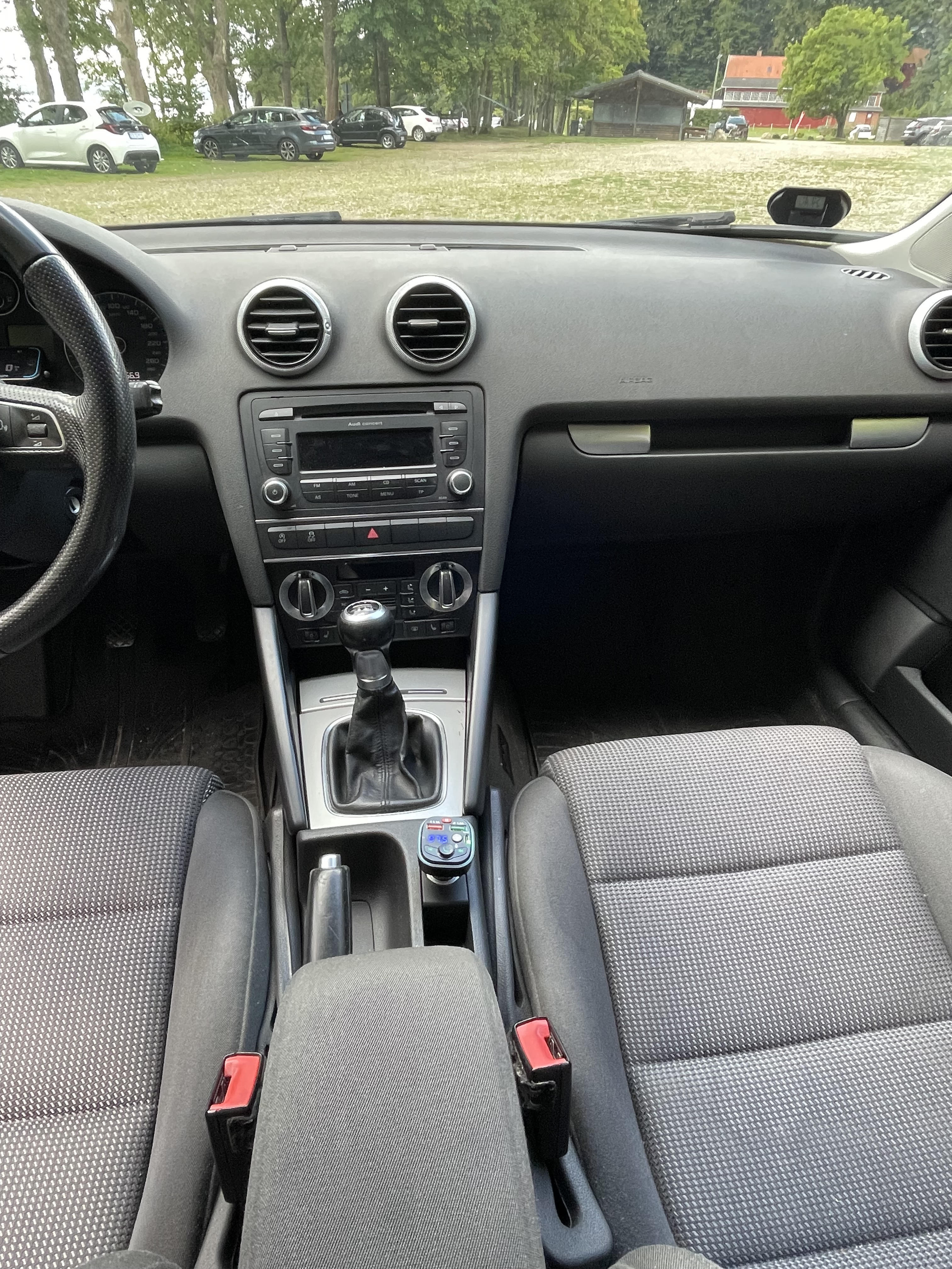 Sort Audi A3 fra 2010