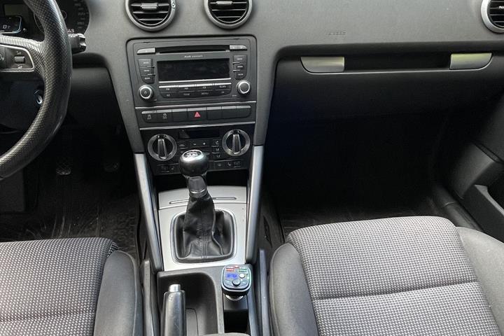 Sort Audi A3 fra 2010