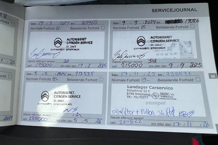 Grå Citroën C4 fra 2018