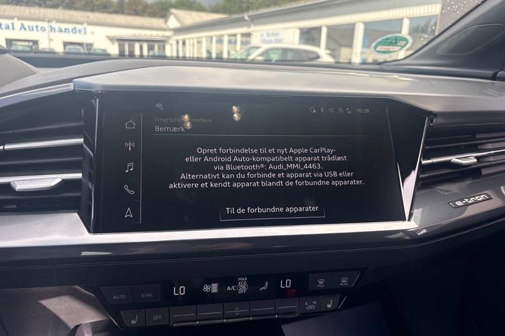 Sort Audi Q4 e-tron fra 2024