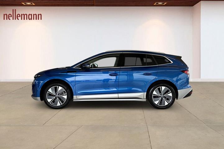 Blå Skoda Enyaq fra 2026