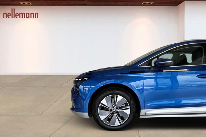 Blå Skoda Enyaq fra 2026