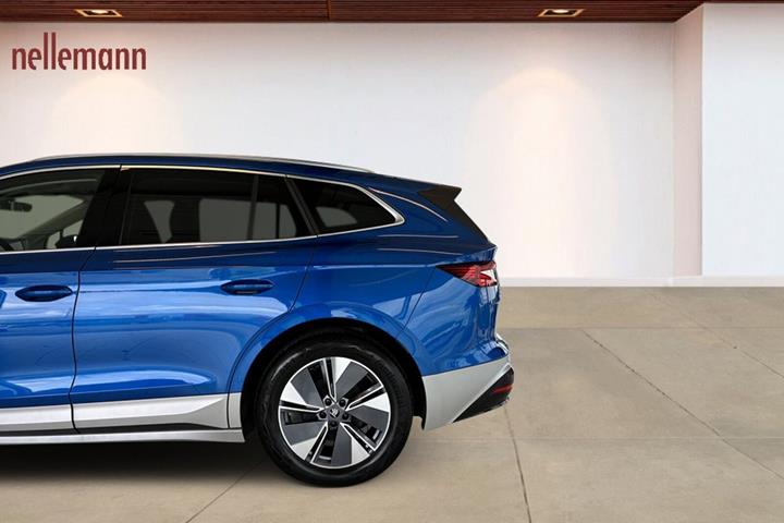 Blå Skoda Enyaq fra 2026
