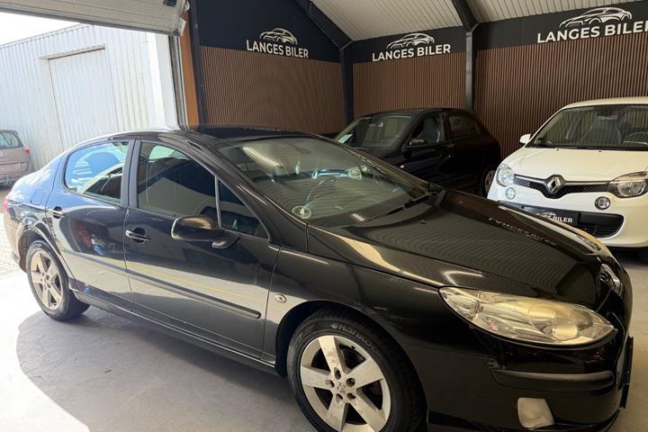 Sort Peugeot 407 fra 2007