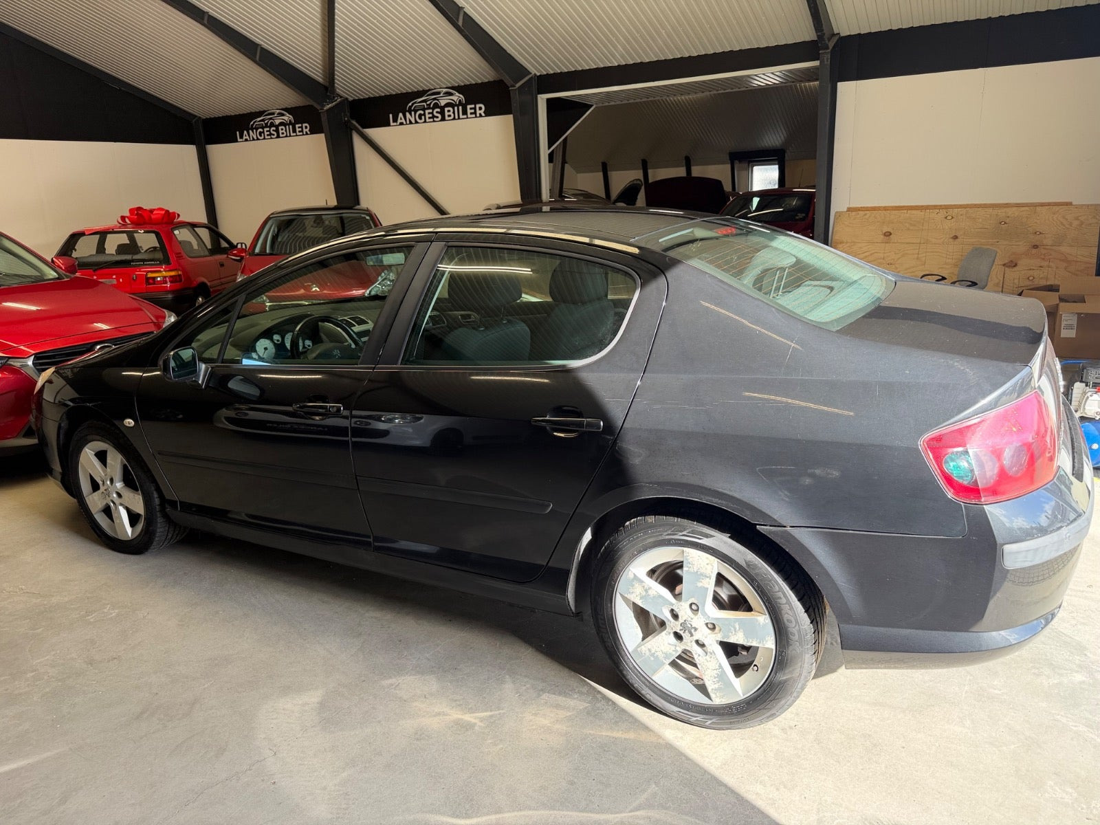 Sort Peugeot 407 fra 2007