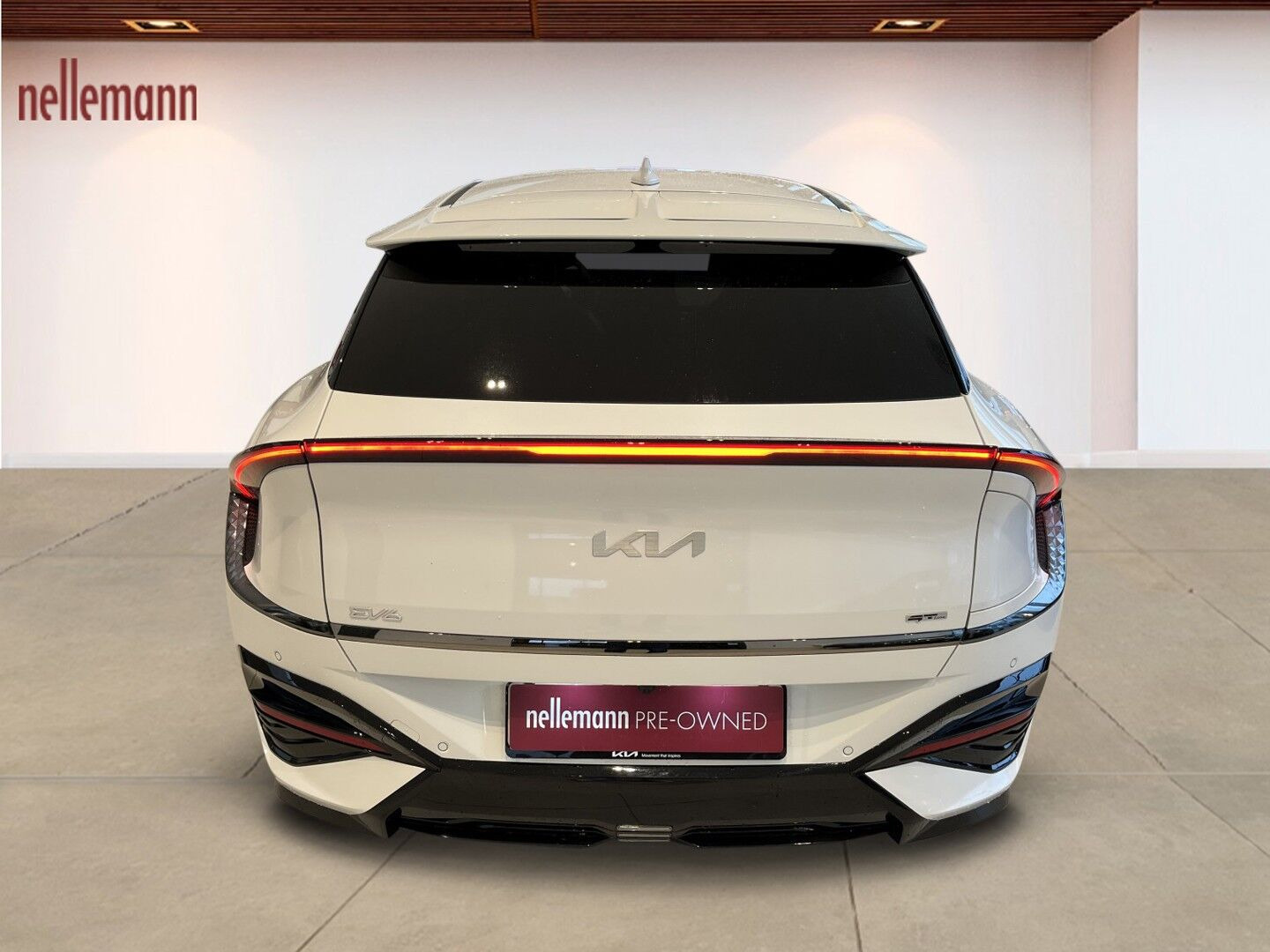 Hvid Kia EV6 fra 2025