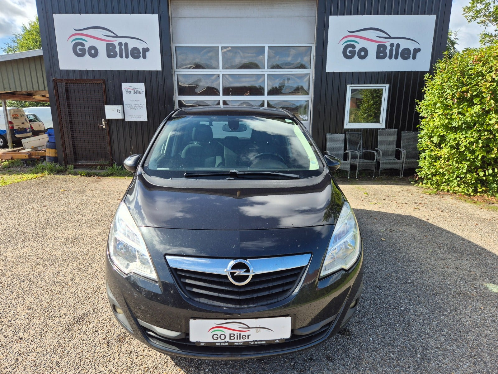 Grøn Opel Meriva fra 2012