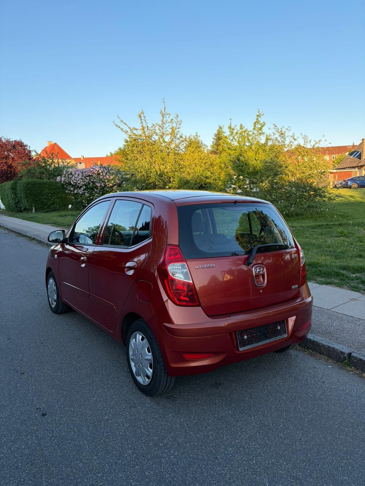Grøn Hyundai i10 fra 2011