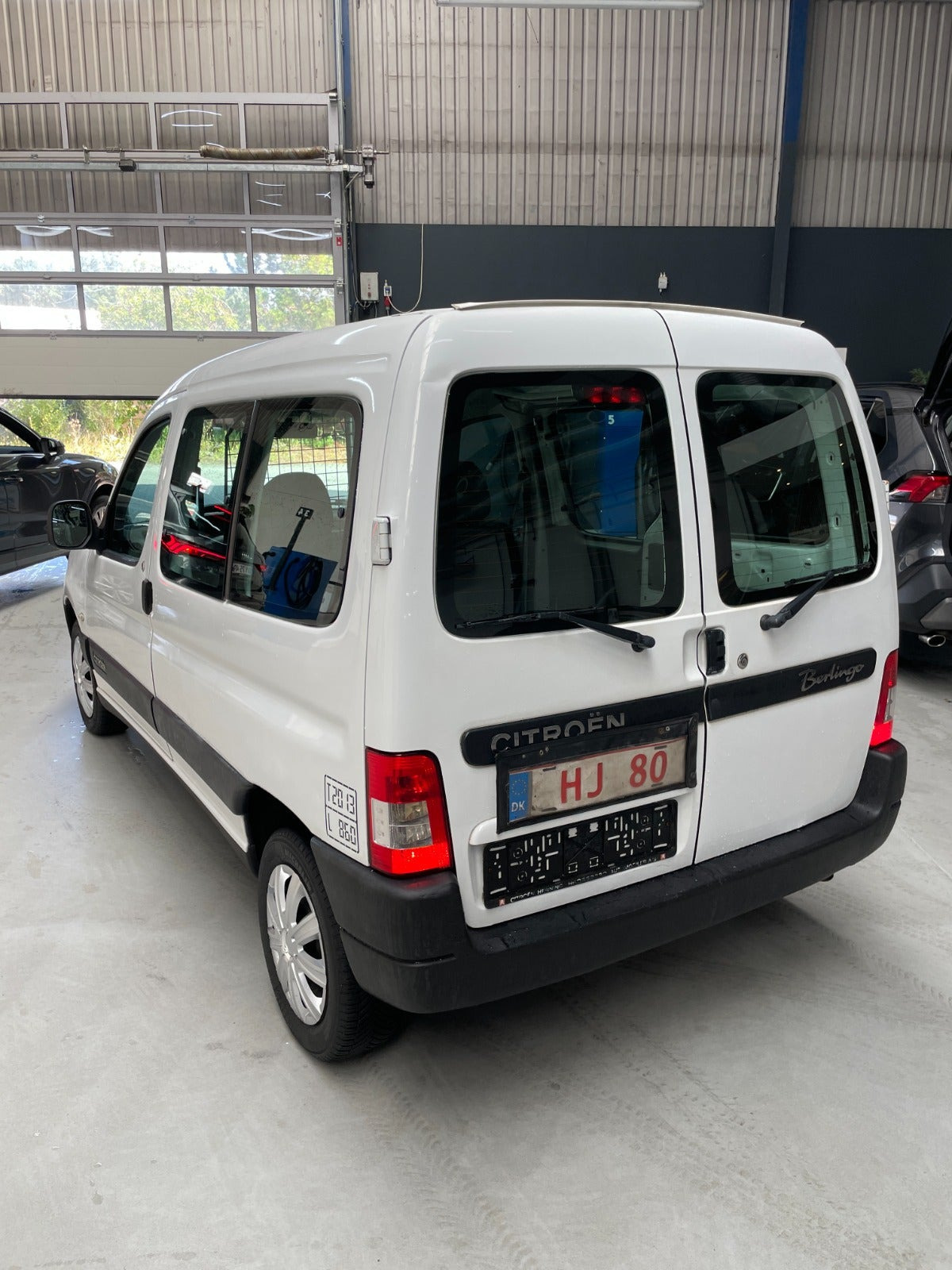Hvid Citroën Berlingo fra 2007