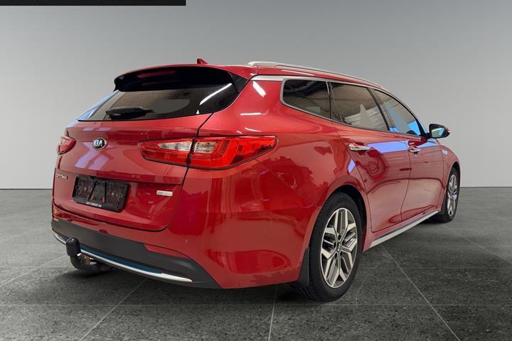 Rød Kia Optima fra 2020