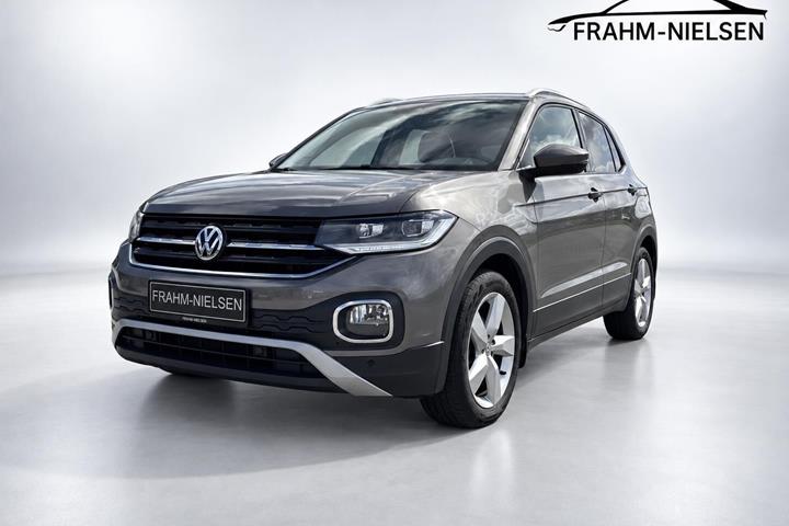 Grå VW T-Cross fra 2020