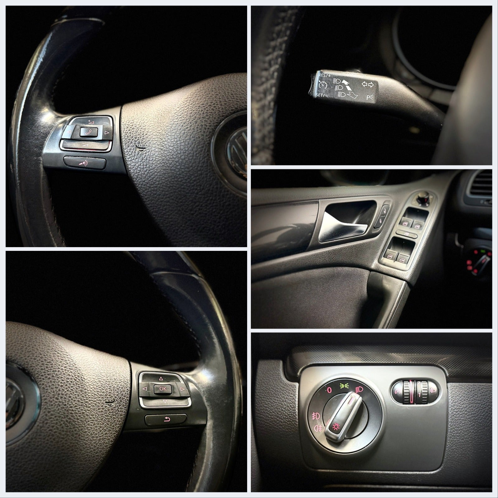 Sort VW Golf VI fra 2012