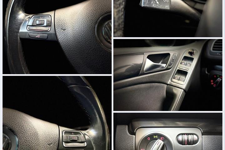 Sort VW Golf VI fra 2012