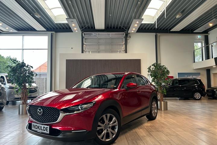 Rød Mazda CX-30 fra 2019