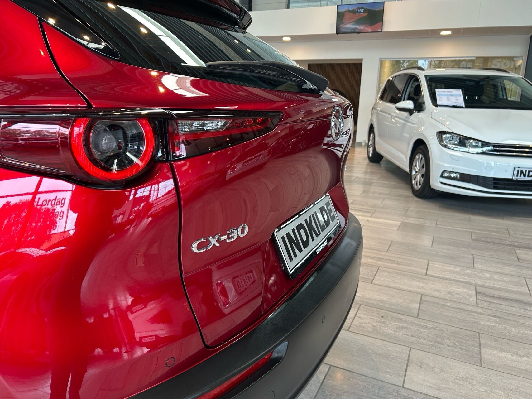 Rød Mazda CX-30 fra 2019