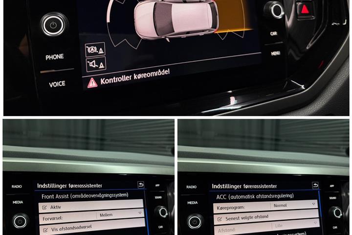 Grå VW Polo fra 2020