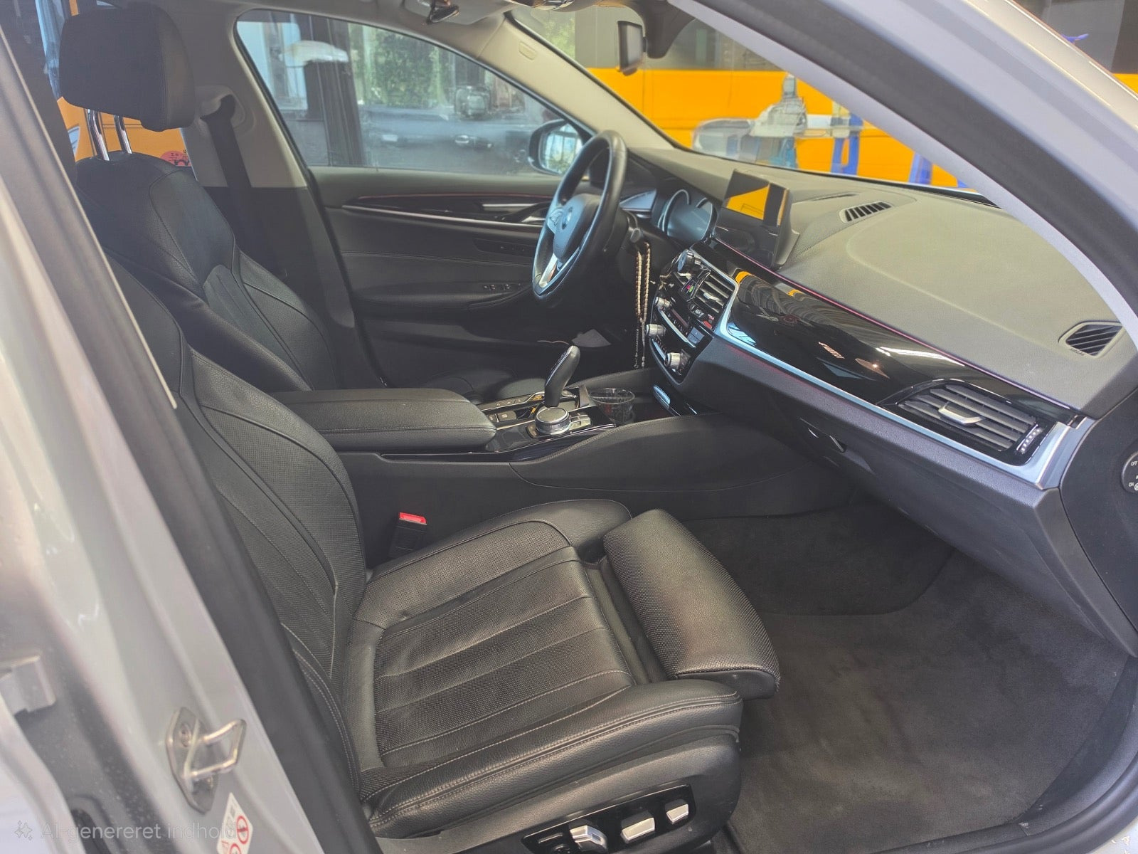 Sølv BMW 530e fra 2018