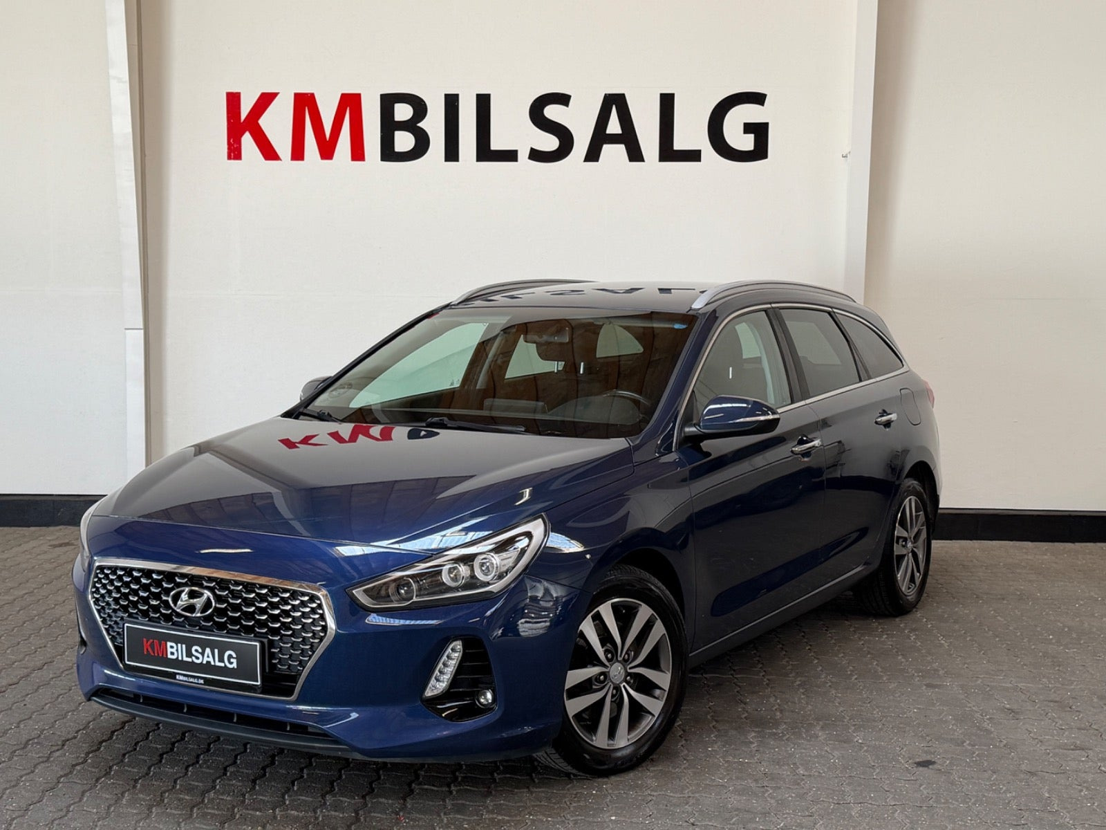 Blå Hyundai i30 fra 2018