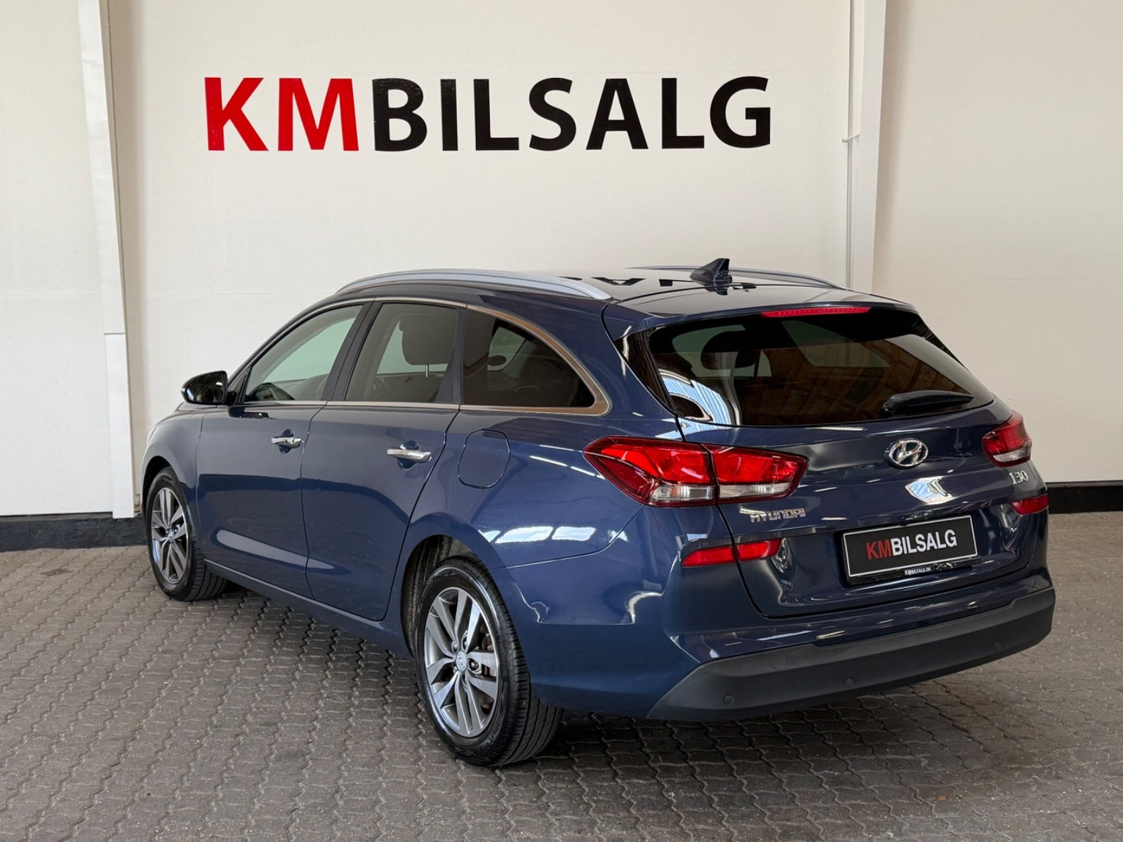 Blå Hyundai i30 fra 2018