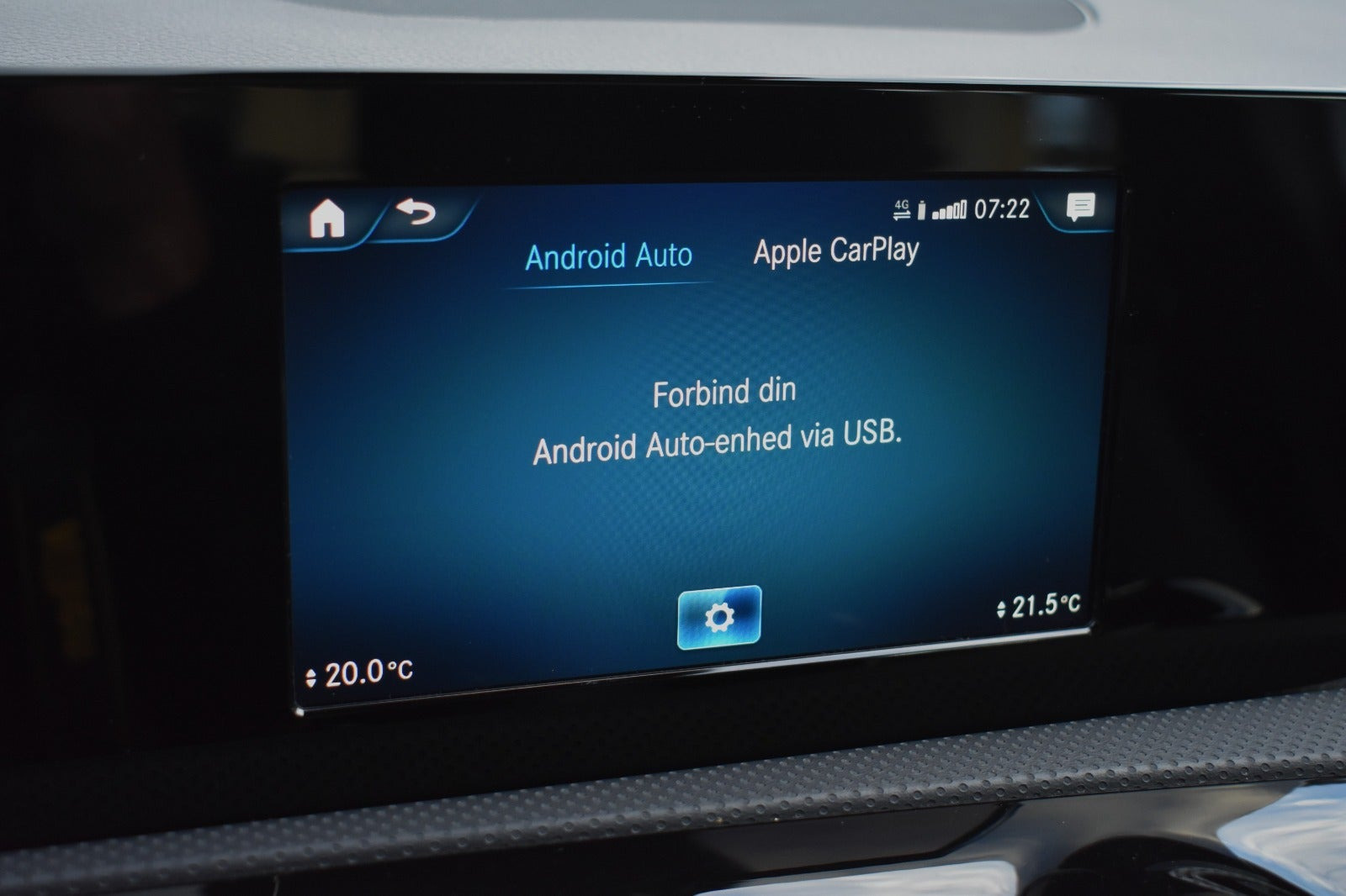 Hvid Mercedes A180 fra 2019