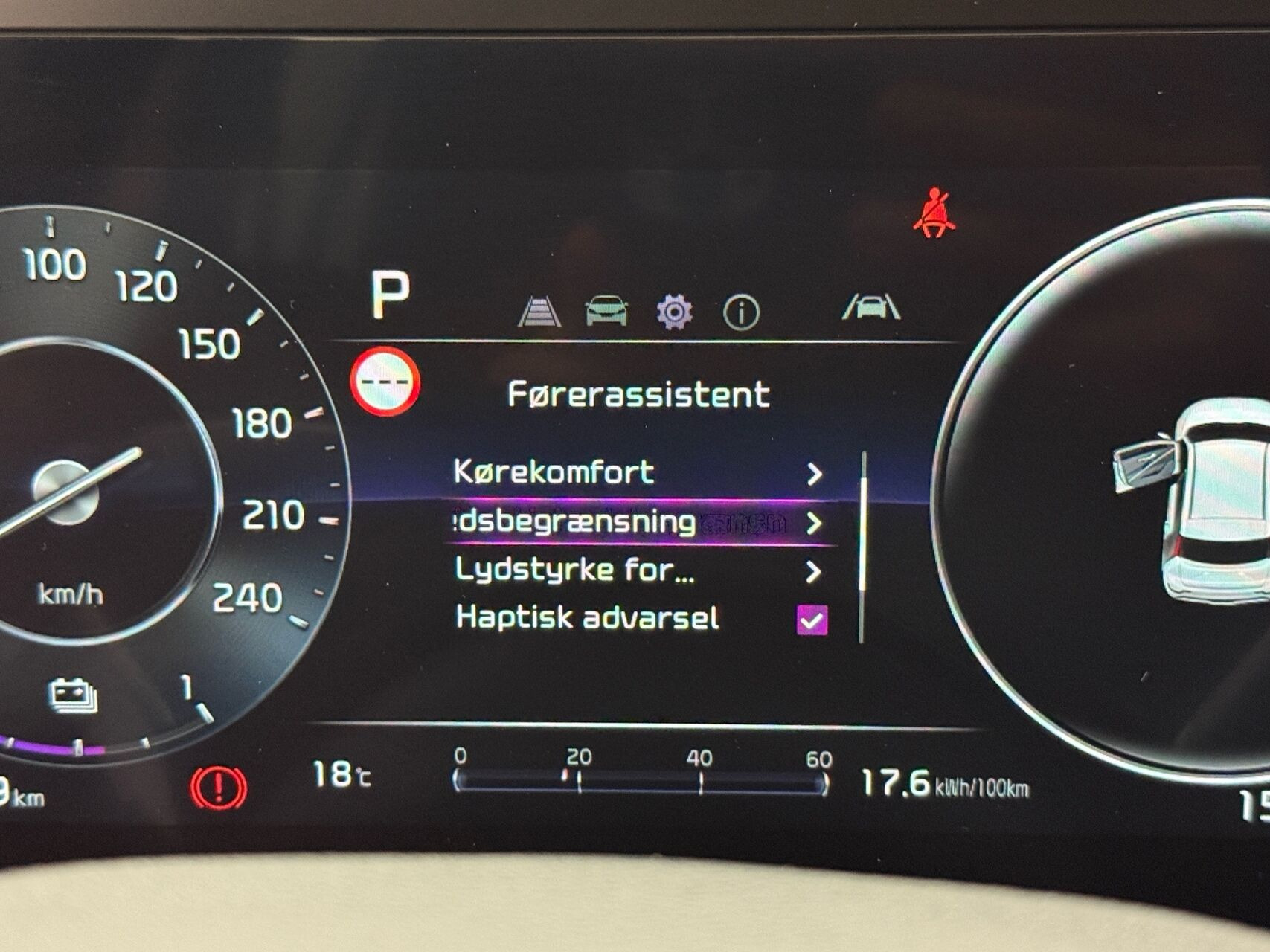 Sort Kia Niro EV fra 2023