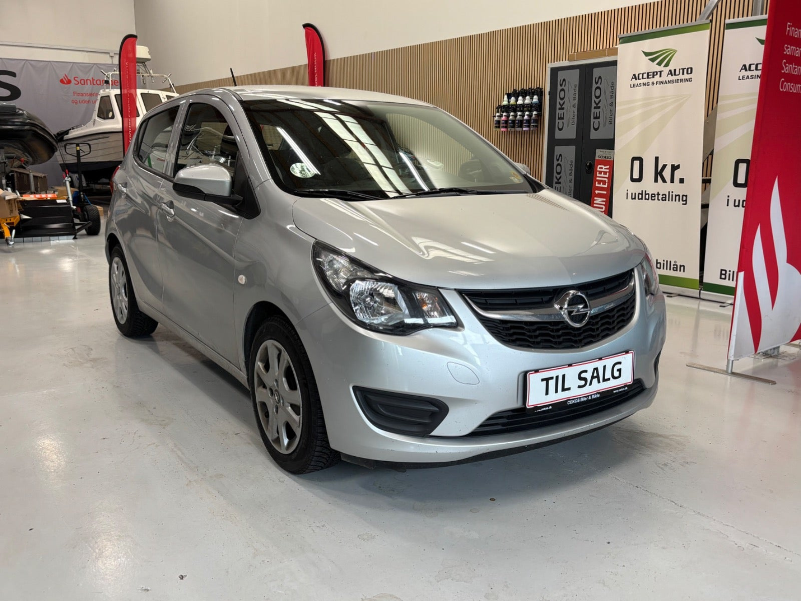 Sølv Opel Karl fra 2016