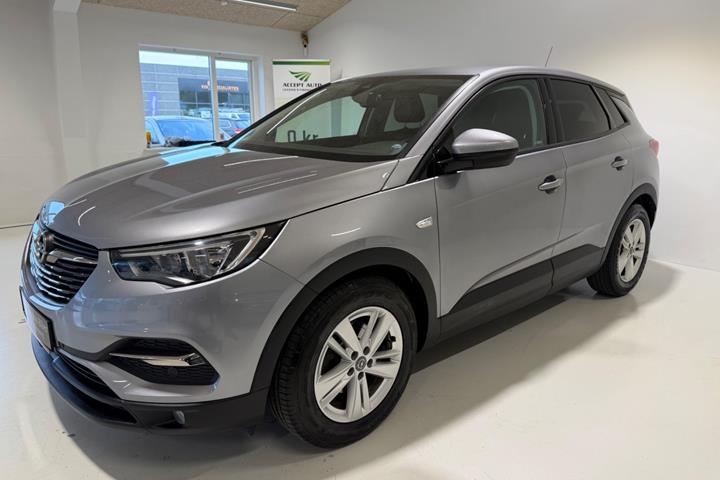 Grå Opel Grandland X fra 2018