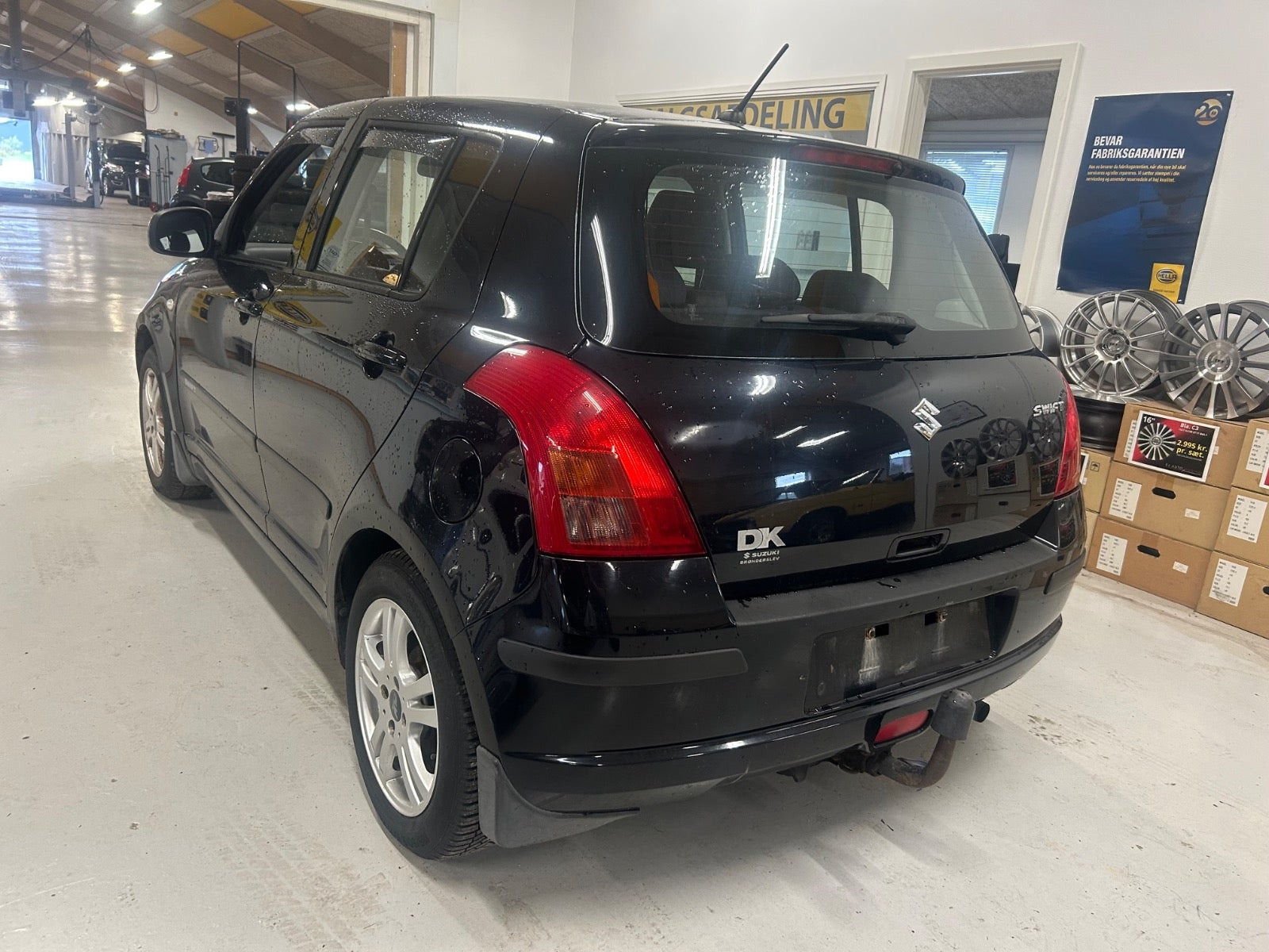 Sort Suzuki Swift fra 2006