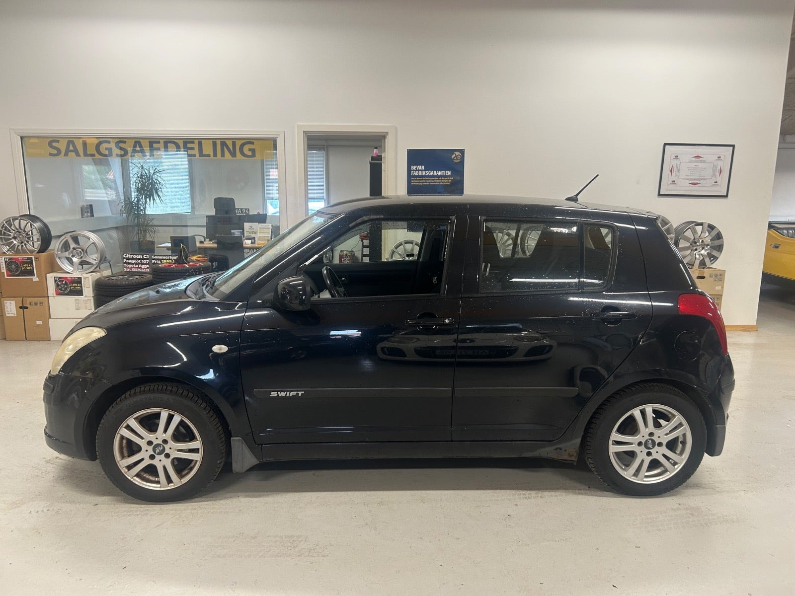 Sort Suzuki Swift fra 2006
