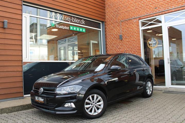 Sort VW Polo fra 2020