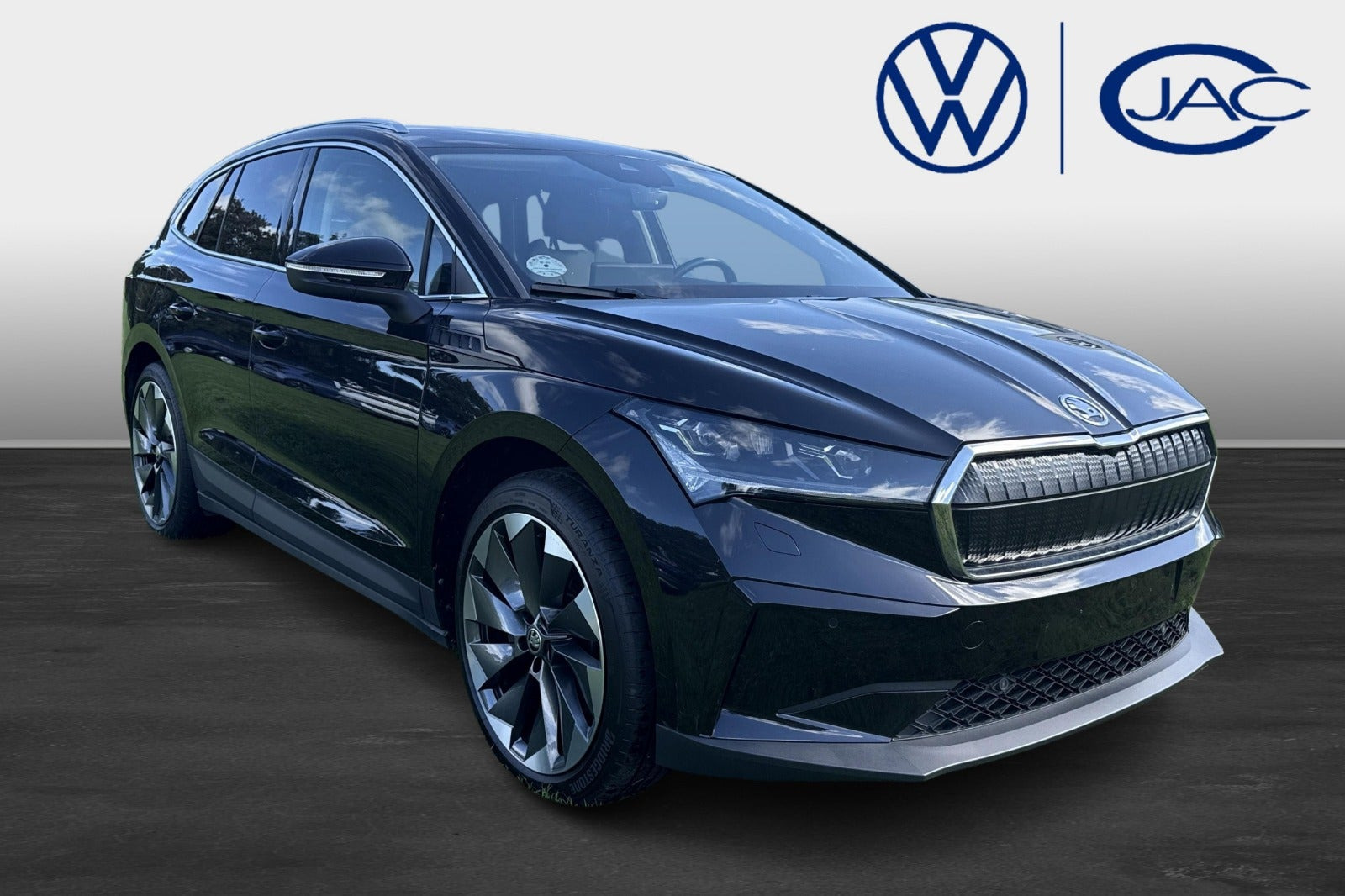 Sort Skoda Enyaq fra 2023