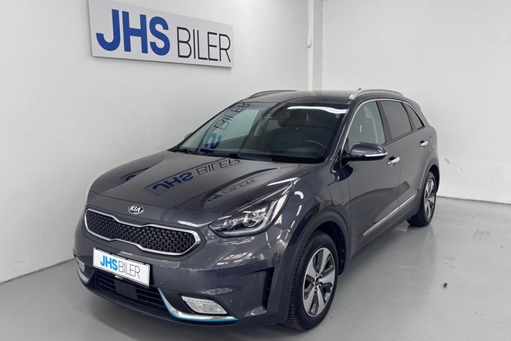 Grå Kia Niro fra 2019 set udefra