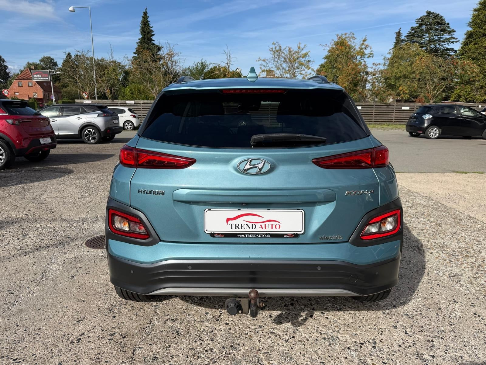 Blå Hyundai Kona fra 2020