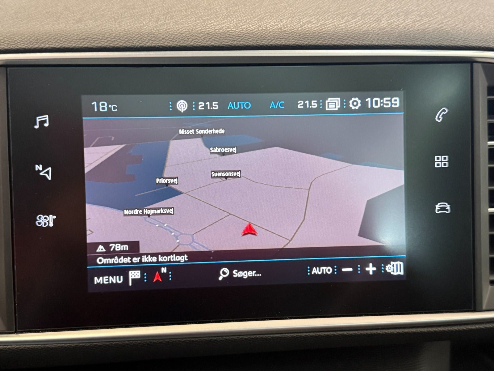 Sort Peugeot 308 fra 2019