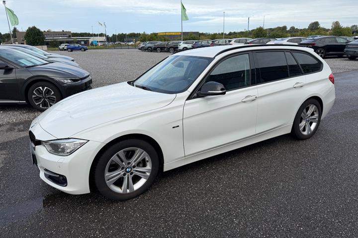 Hvid BMW 320d fra 2013