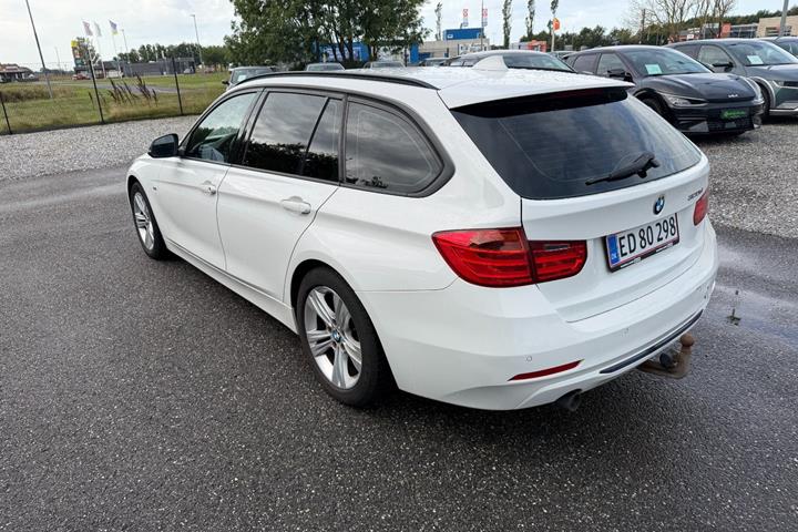 Hvid BMW 320d fra 2013
