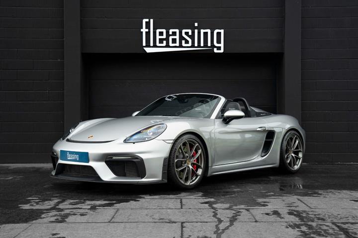 Sølv Porsche 718 Spyder fra 2020