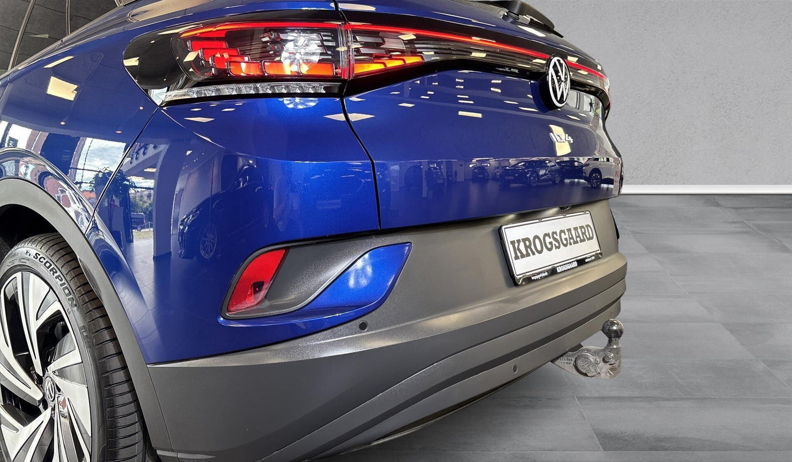 Blå VW ID.4 fra 2023