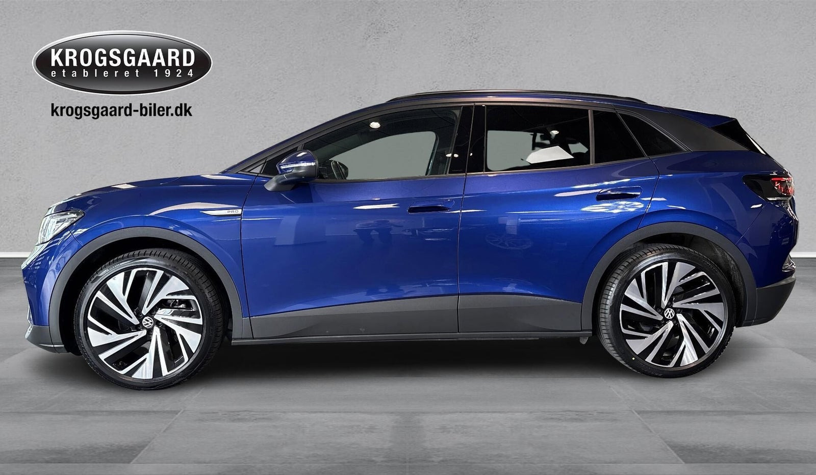Blå VW ID.4 fra 2023