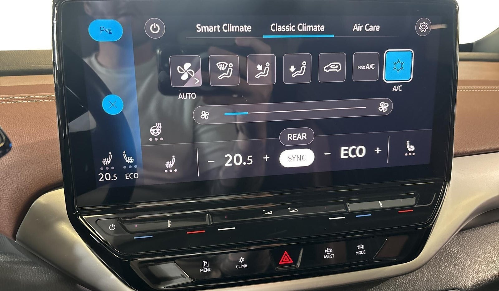 Blå VW ID.4 fra 2023