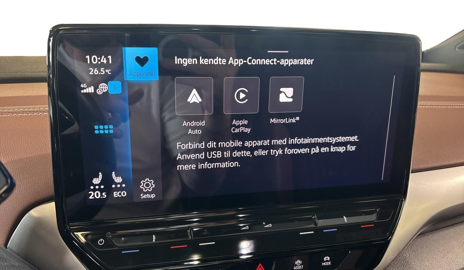 Blå VW ID.4 fra 2023