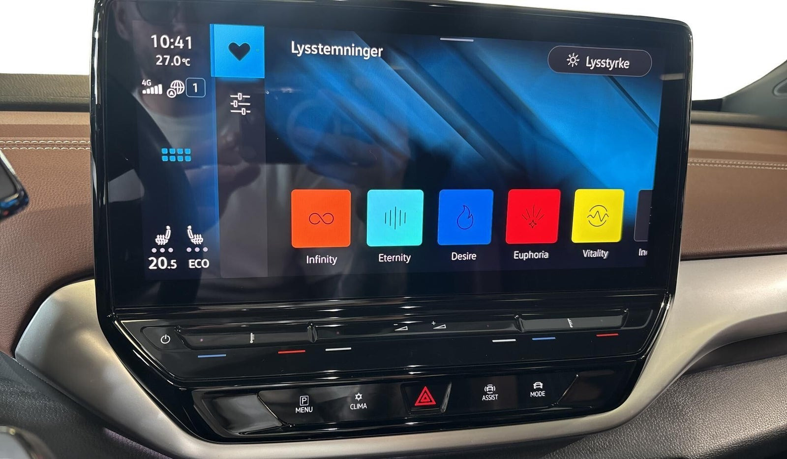 Blå VW ID.4 fra 2023