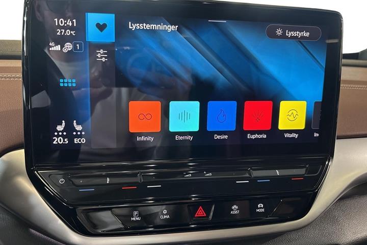 Blå VW ID.4 fra 2023