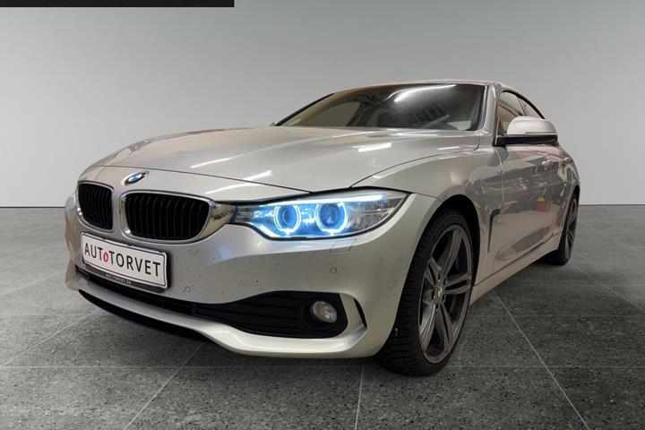Sølv BMW 420d fra 2015