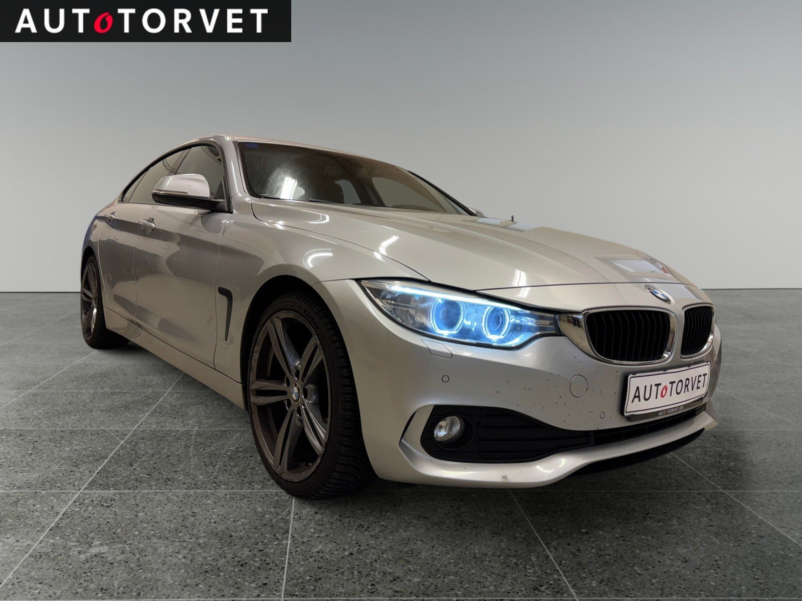 Sølv BMW 420d fra 2015